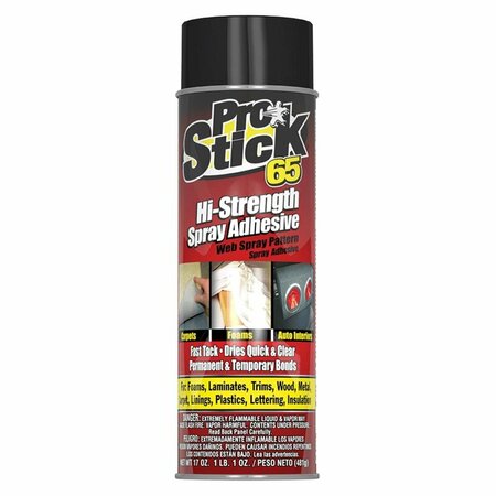 MAX PROFESSIONAL Pro Stick 65 Web Spray Adhesive 17 oz WB-005-023